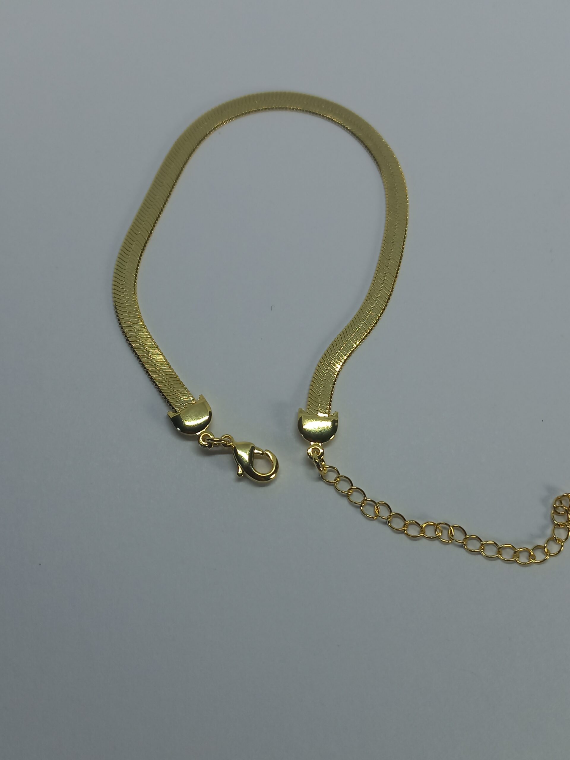 Pulseira de coração, banhada a ouro